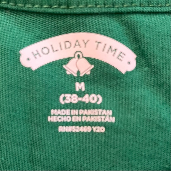 NEW Holiday Time Men’s Naughty List Christmas Graphic T-Shirt size M - Picture 4 of 7